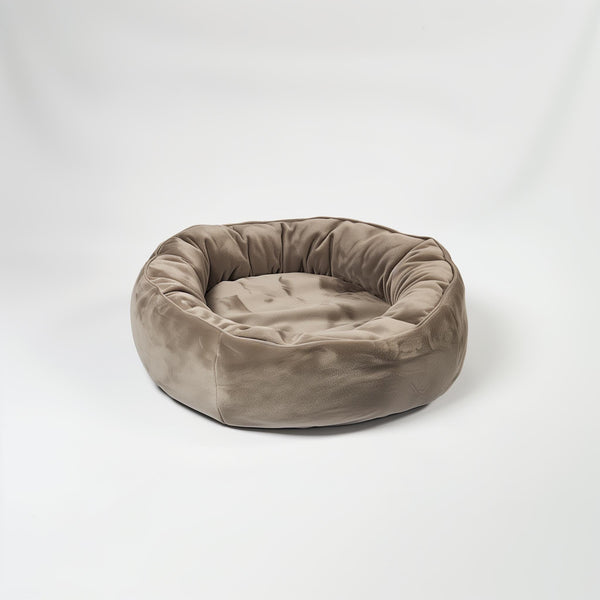 Panier Velours — couchage rond moelleux pour chat et petit chien